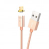 Original hoco. U16 microUSB magnetic cable silver, gold