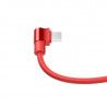Original hoco. U37 charging microUSB cable 1.2m black, red