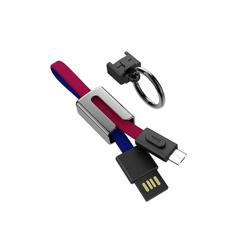 Original hoco. U36 microUSB charging data cable red