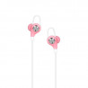 Original hoco. M21 earphones black, white, pink