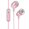 Original hoco. M5 cable earphones black, gold, pink