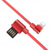 Original hoco. U37 charging lightning cable 1.2m black, red