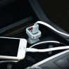 Original hoco. Z3 dual USB car charger with display black, white