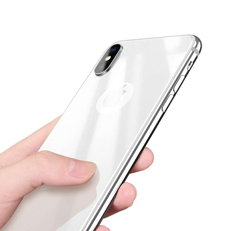 Original hoco. tempered glass for back side of iPhone X white