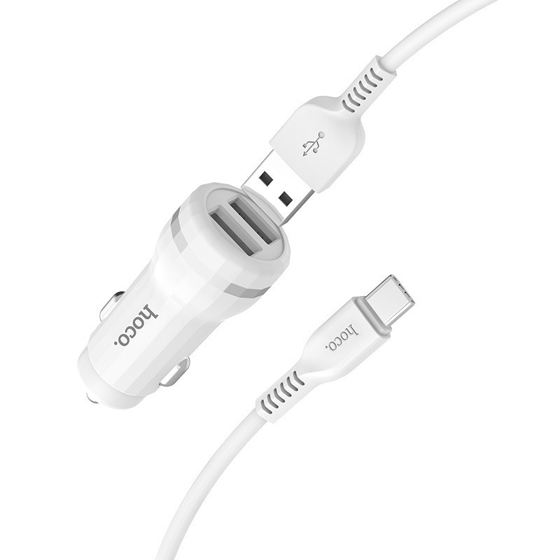 Original hoco. Z27 charging set with type-c cable white