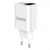 Original hoco. C63A dual USB charger white