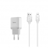 Original hoco. C22A charger set with lightning cable white