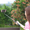 Originál 2v1 bezdrôtový tripod a selfie tyč hoco. K11 ružová