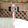 Originál 2v1 bezdrôtový tripod a selfie tyč so svetlom hoco.