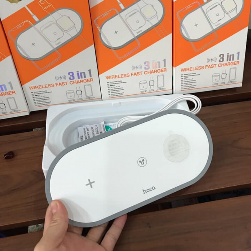 Original hoco. CW24 3in1 wireless charger white