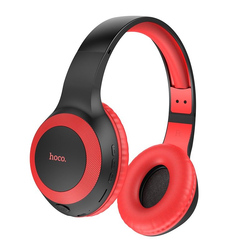 Original hoco. W29 wireless headset black, red