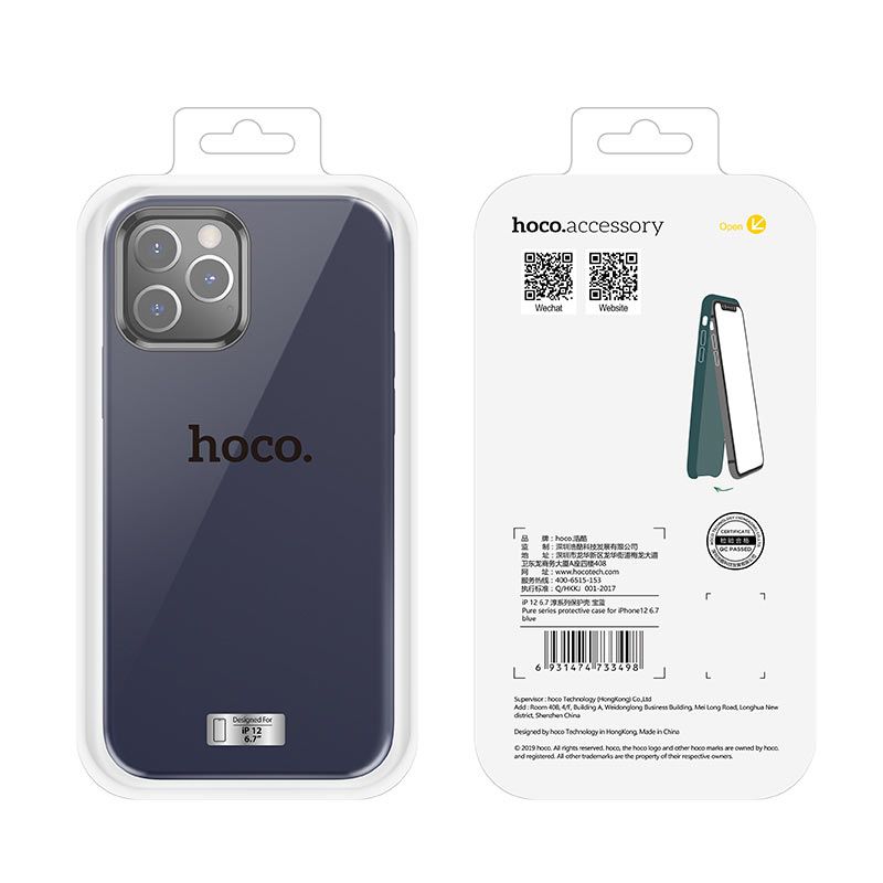Original hoco. smartphone cover pure series for iPhone 12 Pro