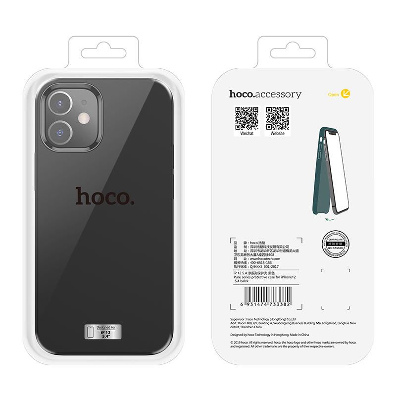 Original hoco. smartphone cover pure series for iPhone 12 Mini