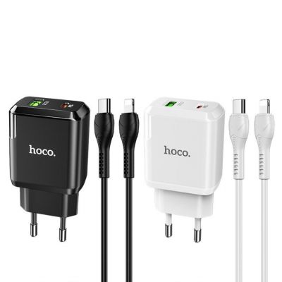 hoco. N5 20W fast charging set with type-c to lightning cable