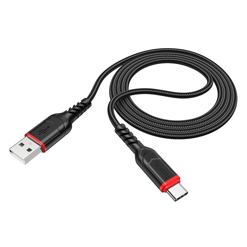 Original hoco. X59 charging type-c cable 1m red, blue, black
