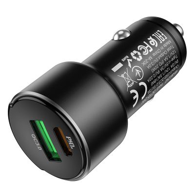 hoco. Z32 20W PD + QC3.0 fast car charger