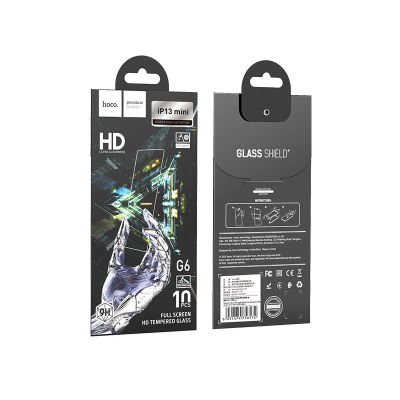 Original hoco. protective glass G6 fullscreen HD for iPhone 13