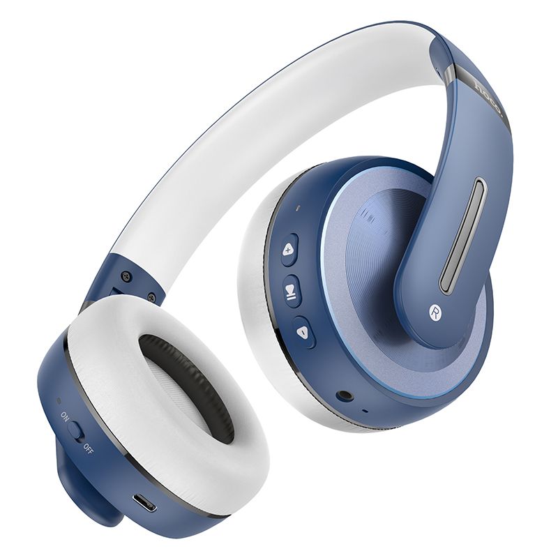 Original hoco. W34 wireless headset blue, black, grey